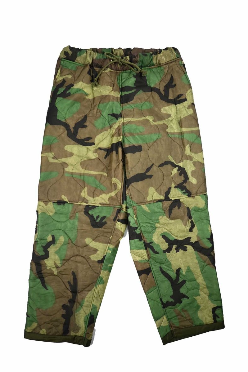 画像1: oddment Quilting Liner Pants Camo (1)