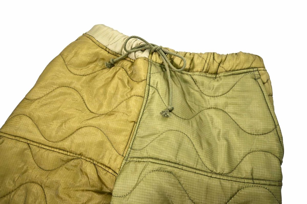 画像2: oddment Quilting Liner Pants Olive (2)