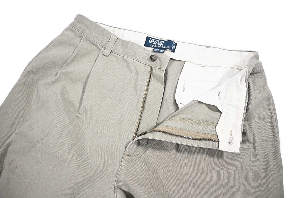 画像5: Used Polo Ralph Lauren Pleated Chino Trouser Grey "Hammond Pant" ラルフローレン (5)