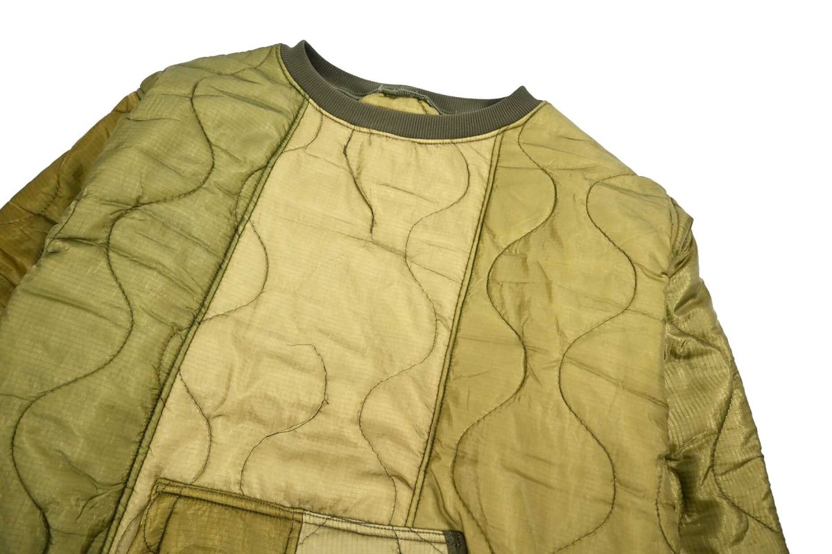 画像3: oddment Quilting Liner Crew Olive (3)