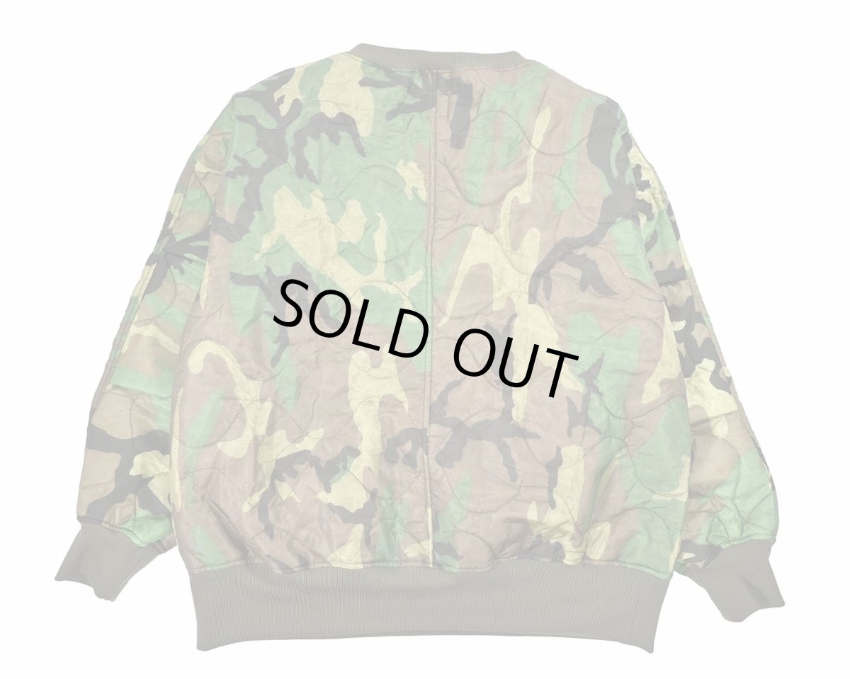 画像2: 【SALE】oddment Quilting Liner Crew Camo (2)