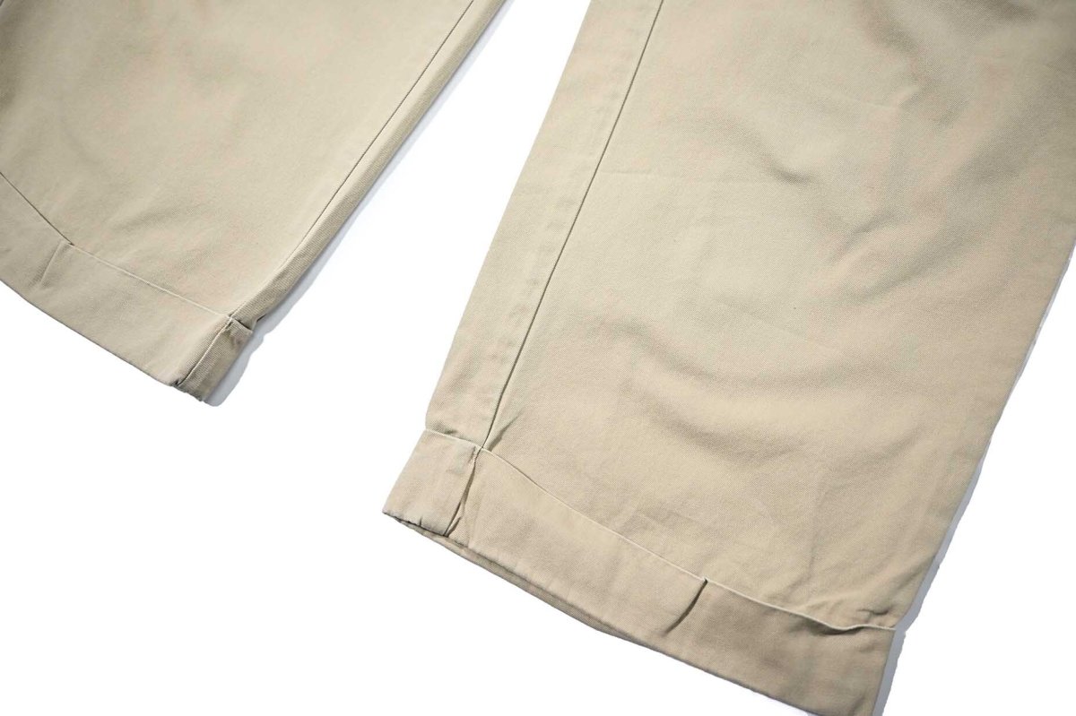 画像3: Used Polo Ralph Lauren Pleated Chino Trouser Khaki "Hammond Pant" ラルフローレン (3)
