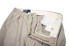 画像5: Used Polo Ralph Lauren Pleated Chino Trouser Khaki "Ethan Pant" ラルフローレン (5)