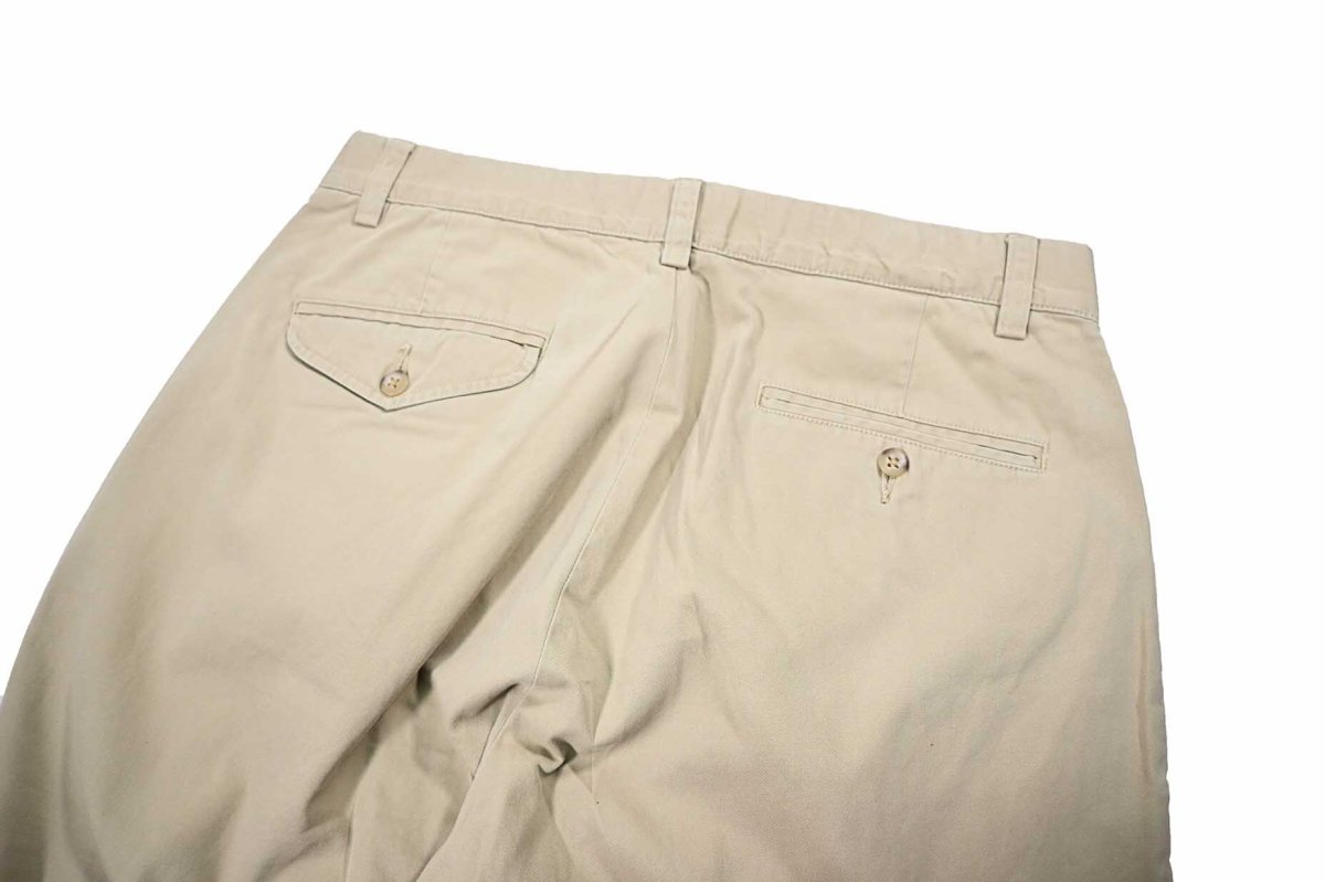 画像4: Used Polo Ralph Lauren Pleated Chino Trouser Khaki "Hammond Pant" ラルフローレン (4)