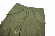 画像2: 70s Used Us Army M-65 Field Pants Olive (2)