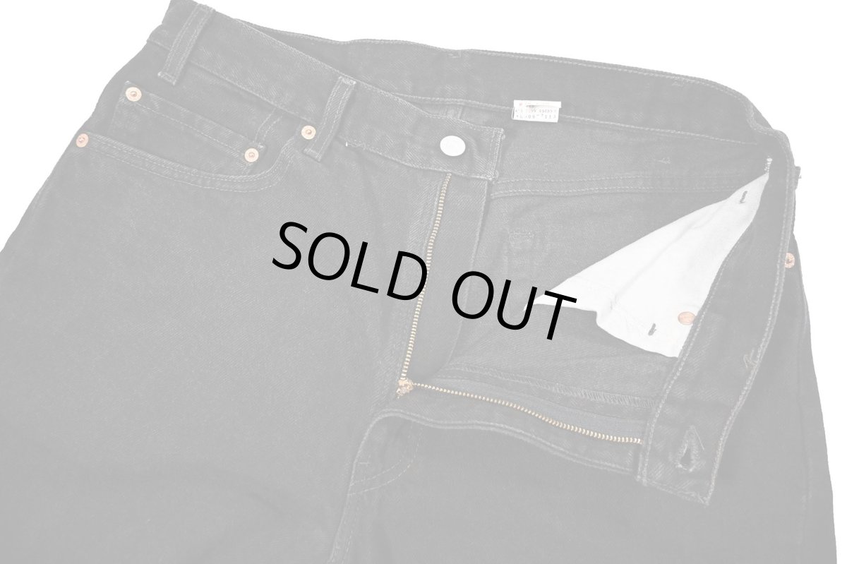 画像5: 99' Used Levi's 505 Denim Pants Black made in Mexico リーバイス (5)
