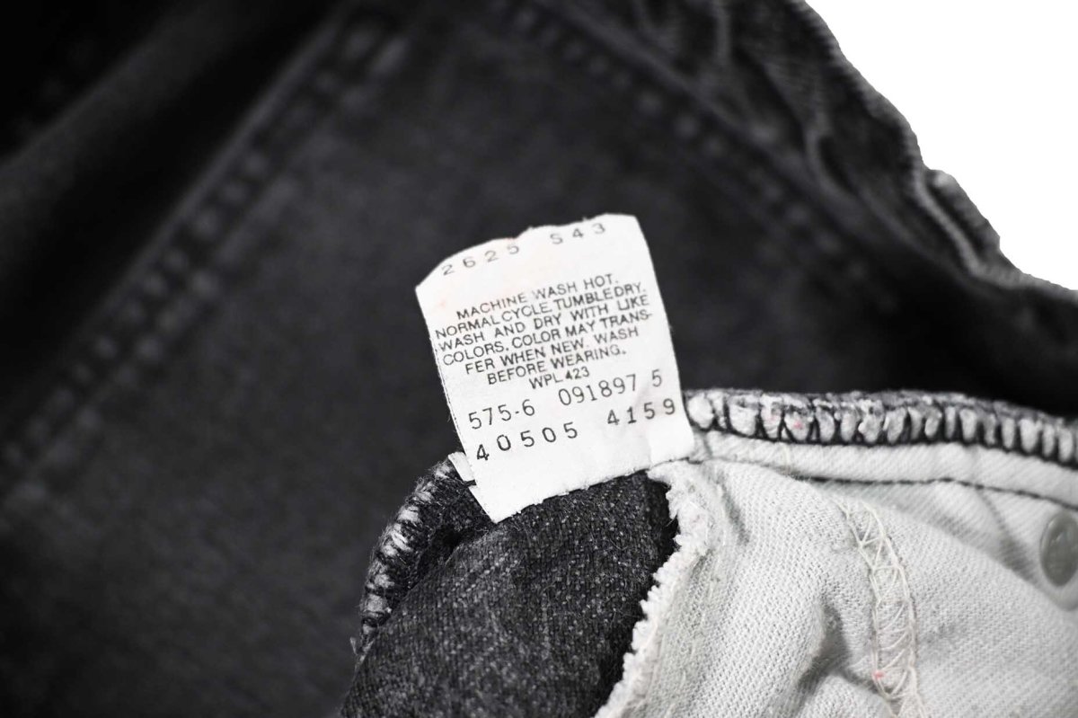 画像8: 90s Used Levi's 505 Denim Pants Black made in USA リーバイス (8)
