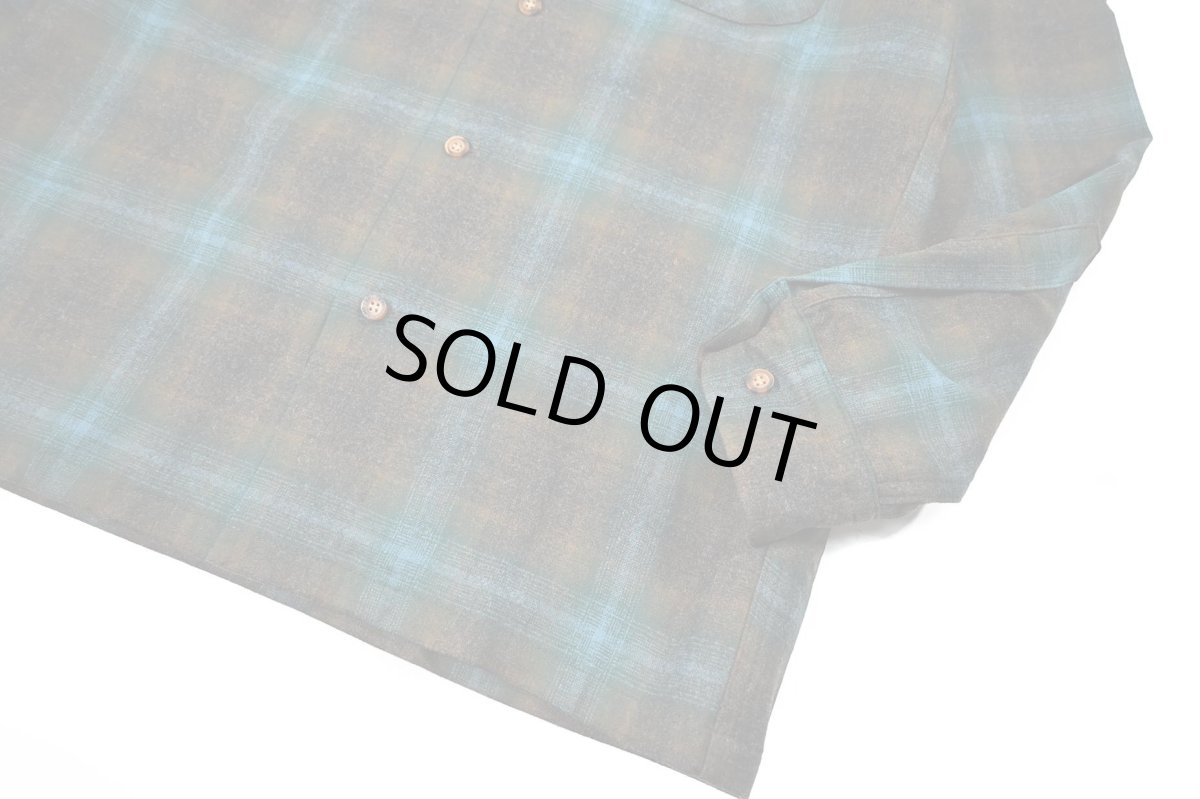 画像3: Pendleton Board Shirt Teal/Charcoal Ombre ペンドルトン (3)