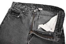 画像6: 96' Used Levi's 505 Denim Pants Black made in Mexico リーバイス (6)