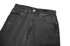画像2: 00' Used Levi's 505 Denim Pants Black made in Canada リーバイス (2)