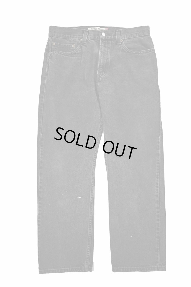 画像1: Used Levi's 505 Denim Pants Black リーバイス (1)