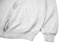 画像3: Used Jerzees Blank Zip Sweat Hoodie Ash made in USA (3)