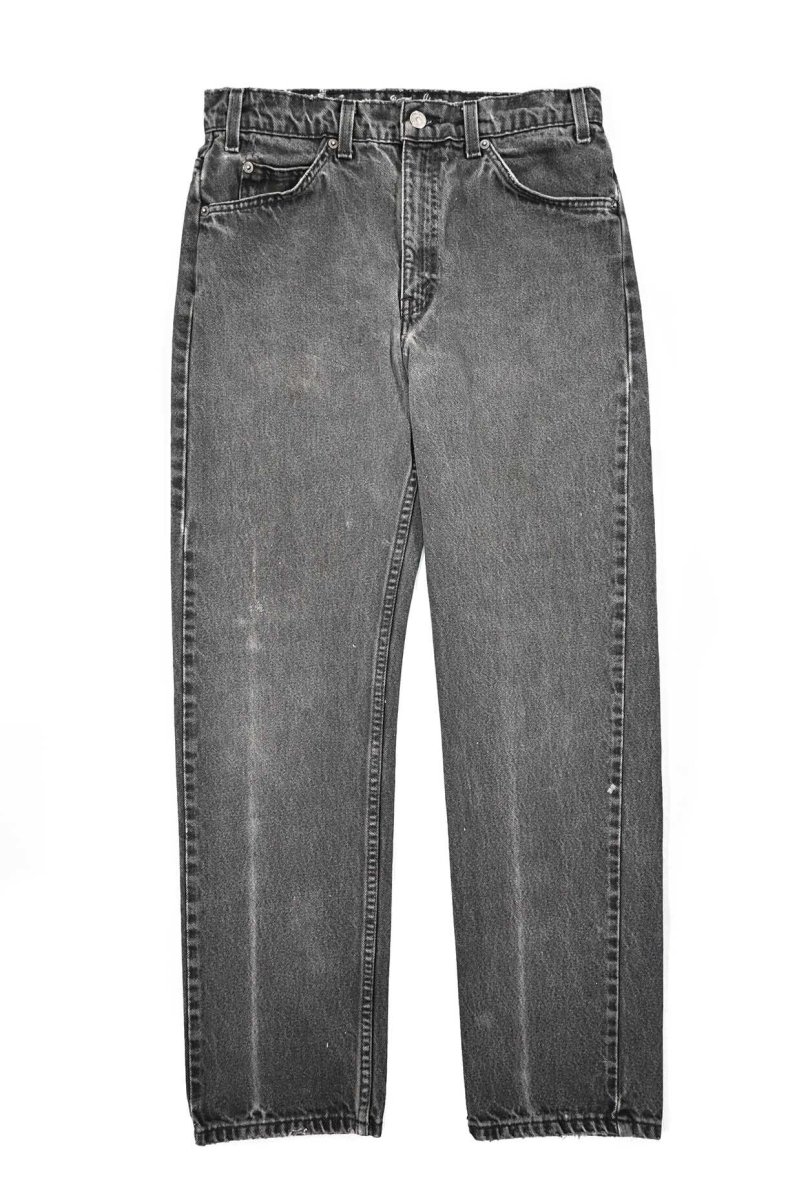 画像1: 96' Used Levi's 505 Denim Pants Black made in Mexico リーバイス (1)