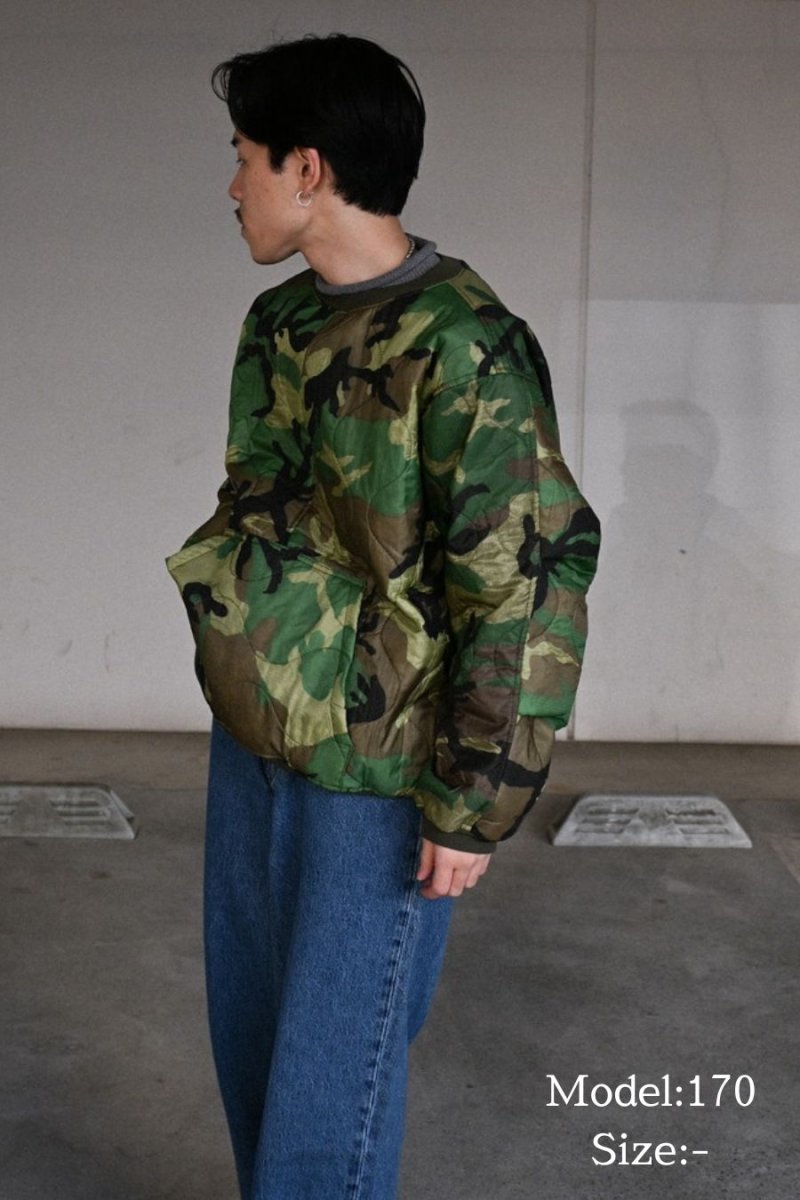 画像6: 【SALE】oddment Quilting Liner Crew Camo (6)