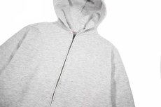 画像2: Used Jerzees Blank Zip Sweat Hoodie Ash made in USA (2)