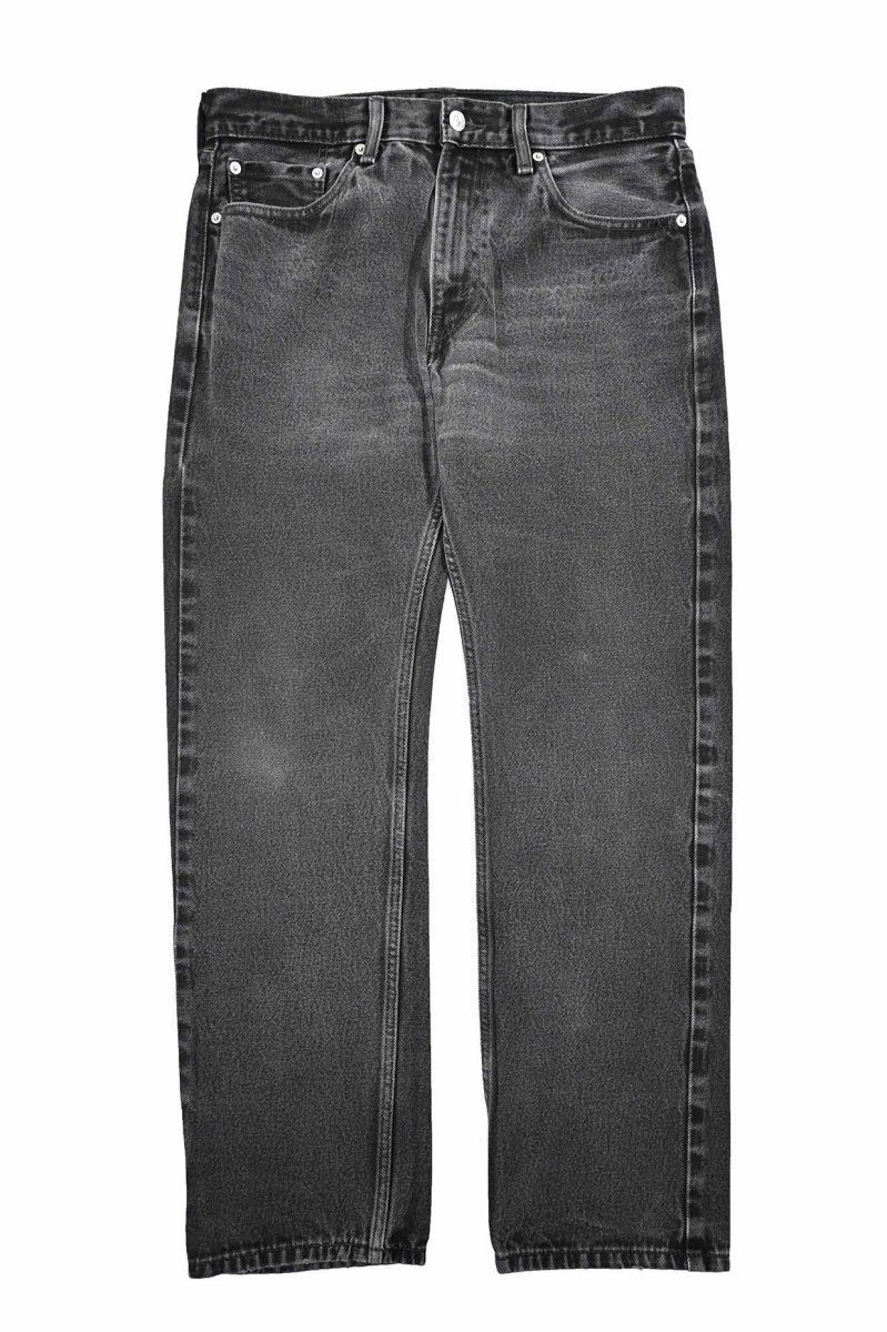 画像1: Used Levi's 505 Denim Pants Black リーバイス (1)