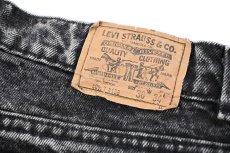 画像5: 87' Used Levi's 550 Denim Pants Cut Off Black made in USA リーバイス (5)