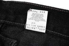 画像7: 99' Used Levi's 505 Denim Pants Black made in Mexico リーバイス (7)