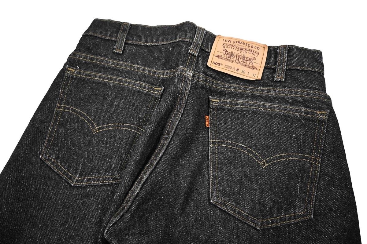 画像4: 94' Used Levi's 505 Denim Pants Black made in USA リーバイス (4)