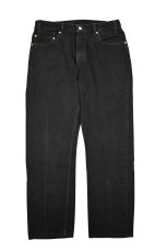 画像1: 99' Used Levi's 505 Denim Pants Black made in Mexico リーバイス (1)