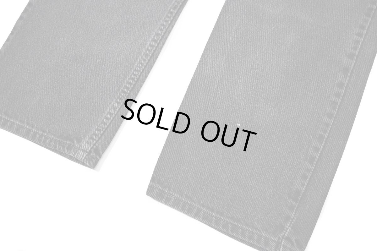 画像3: Used Levi's 505 Denim Pants Black リーバイス (3)