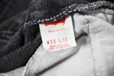 画像7: 90s Used Levi's 505 Denim Pants Black made in USA リーバイス (7)