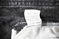 画像8: 87' Used Levi's 550 Denim Pants Cut Off Black made in USA リーバイス (8)