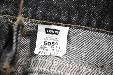 画像7: 94' Used Levi's 505 Denim Pants Black made in USA リーバイス (7)