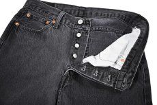 画像6: Used Levi's 501 Denim Pants Black リーバイス (6)