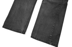 画像3: 00' Used Levi's 505 Denim Pants Black made in Canada リーバイス (3)