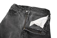 画像6: 90s Used Levi's 505 Denim Pants Black made in USA リーバイス (6)
