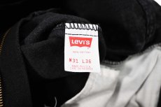 画像7: 91' Deadstock Levi's 550 Denim Pants Black made in USA リーバイス (7)