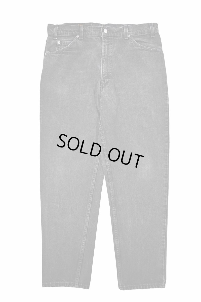 画像1: 95' Used Levi's 550 Denim Pants Black made in USA リーバイス (1)