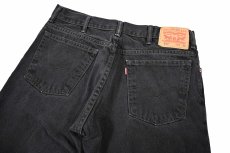 画像4: Used Levi's 517 Denim Pants Black リーバイス (4)