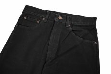 画像2: 91' Deadstock Levi's 550 Denim Pants Black made in USA リーバイス (2)