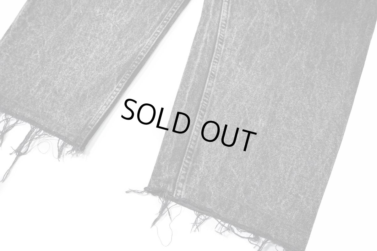 画像3: 87' Used Levi's 550 Denim Pants Cut Off Black made in USA リーバイス (3)