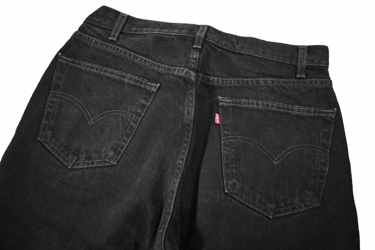 画像4: 99' Used Levi's 505 Denim Pants Black made in Mexico リーバイス (4)