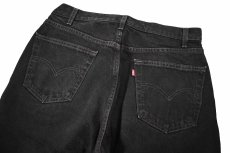 画像4: 99' Used Levi's 505 Denim Pants Black made in Mexico リーバイス (4)