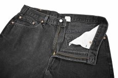 画像6: 99' Used Levi's 550 Denim Pants Cut Off Black made in USA リーバイス (6)