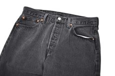 画像2: Used Levi's 501 Denim Pants Black リーバイス (2)