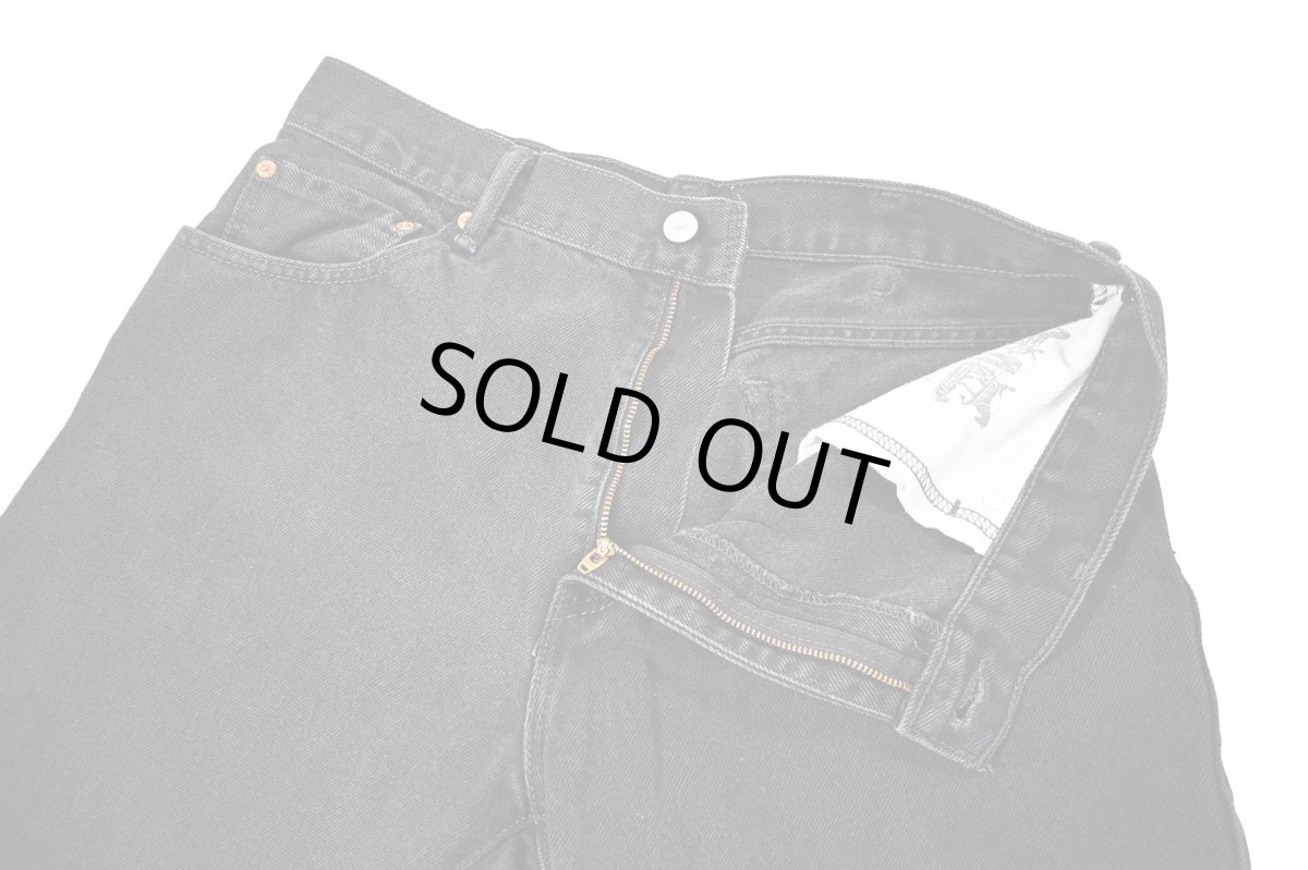 画像6: Used Levi's 517 Denim Pants Black リーバイス (6)