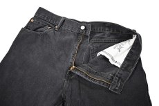 画像6: Used Levi's 517 Denim Pants Black リーバイス (6)