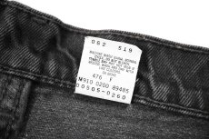 画像8: 00' Used Levi's 505 Denim Pants Black made in Canada リーバイス (8)