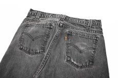 画像4: 96' Used Levi's 505 Denim Pants Black made in Mexico リーバイス (4)