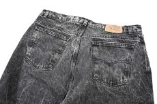 画像4: 87' Used Levi's 550 Denim Pants Cut Off Black made in USA リーバイス (4)