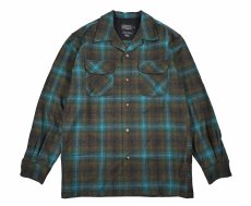 画像1: Pendleton Board Shirt Teal/Charcoal Ombre ペンドルトン (1)