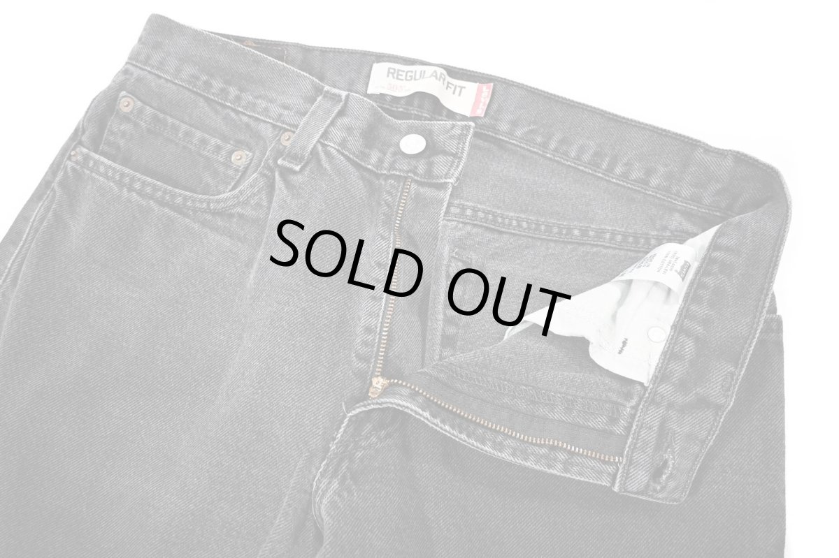 画像6: Used Levi's 505 Denim Pants Black リーバイス (6)
