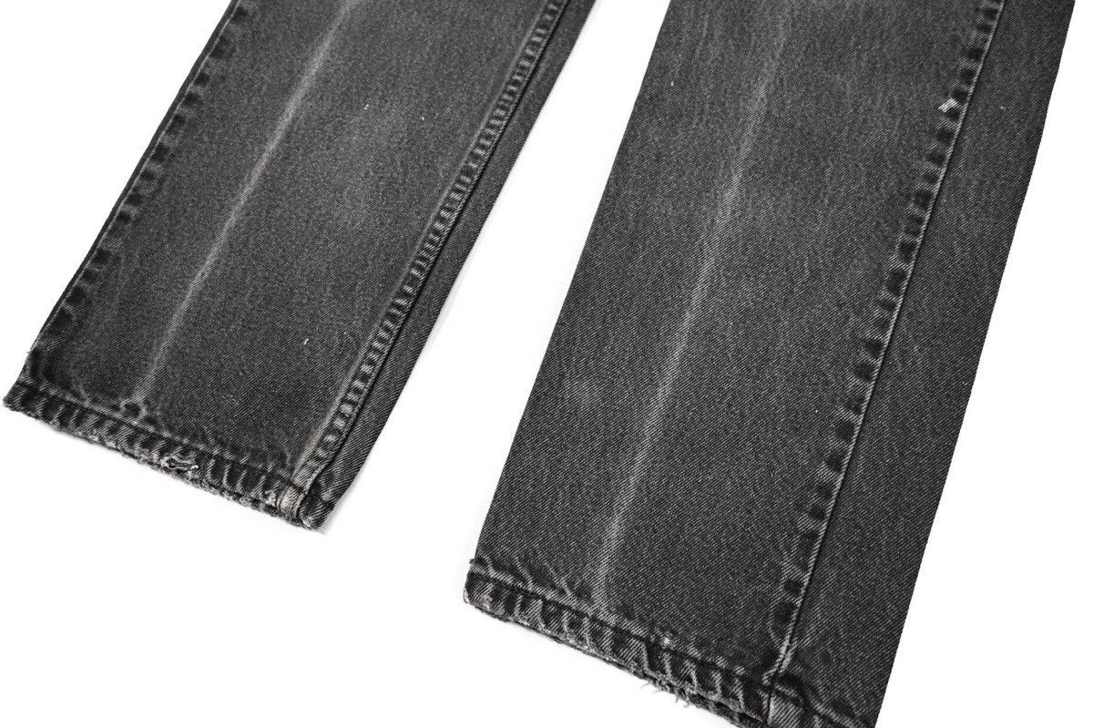 画像3: 96' Used Levi's 505 Denim Pants Black made in Mexico リーバイス (3)