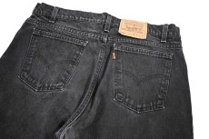 画像4: 95' Used Levi's 550 Denim Pants Black made in USA リーバイス (4)
