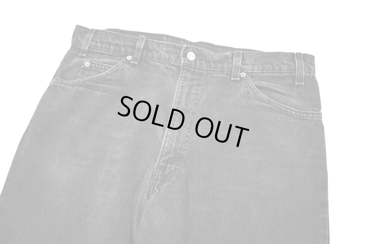 画像2: 95' Used Levi's 550 Denim Pants Black made in USA リーバイス (2)